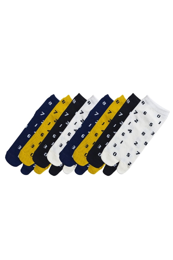 4 Pairs Digital Tabi Socks Summer Cotton Women Japanese Style Stockings for Man Men's