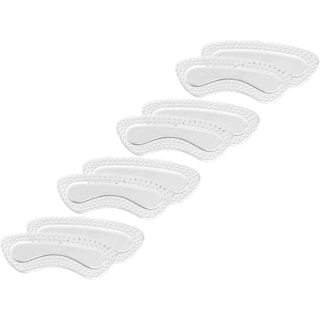4 Pairs Dressy Sandals Women with Heels Clear Womens Shoes Clear Shoes Heels Loose Shoe Heel Cushion Loose Shoe Heel Grips Gel Heel Grips for Women Shoes Half Size Stickers Soft