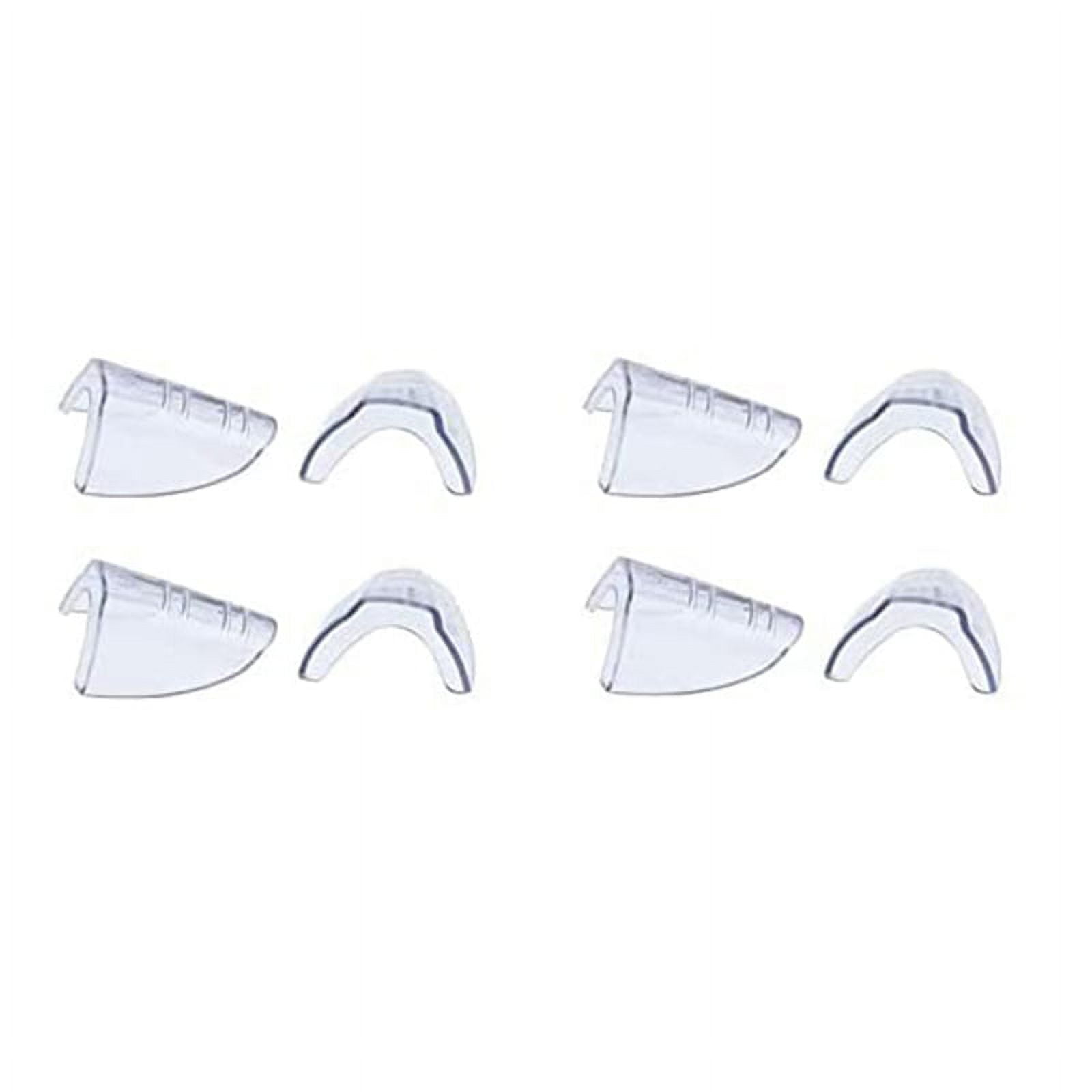 4 Pairs Eye Glasses Side Shields Clear Side Shield for Safety Glasses