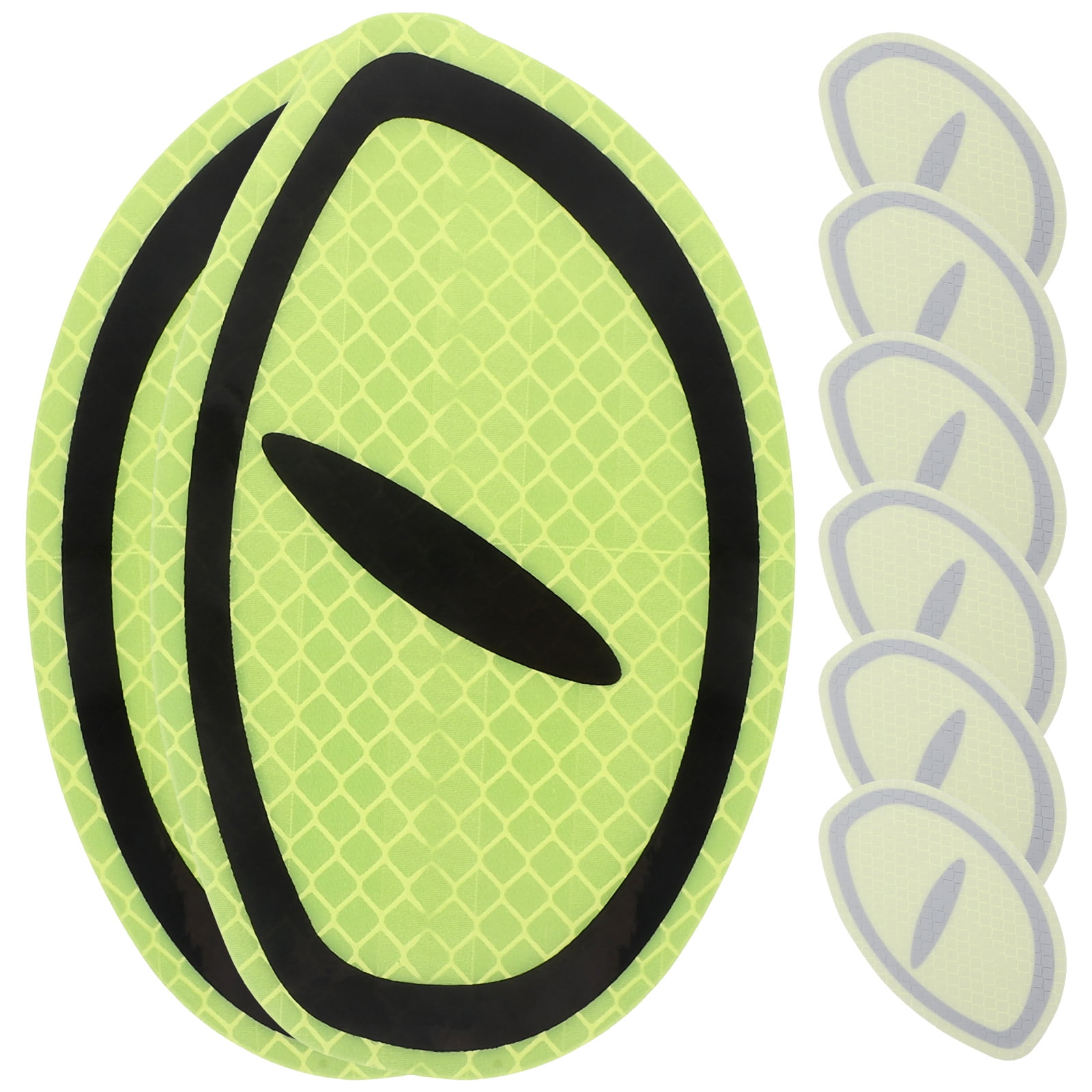 4 Pairs Eye Reflective Stickers Fridge Car Bumpers Applique Pvc