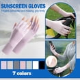 thumbnail image 1 of 4 Pairs Fingerless Sunscreen Gloves, Non-Slip Touchscreen Friendly Summer Outdoor UV Protection Gloves A One Size, 1 of 3