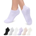 thumbnail image 1 of YOMYM 6 Pairs Pilates Socks for Women Non Slip Grip Socks Yoga Socks Ankle Grippy Socks Woman, 1 of 7