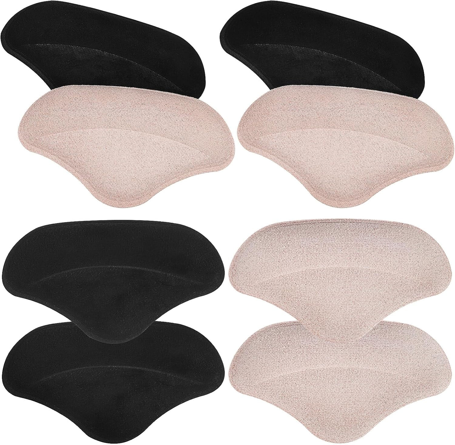 4 Pairs Heel Cushion Pads Foot Liners Pads Prevent Heel Blisters