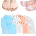 thumbnail image 1 of 4 Pairs Hygesr Toe Separators For Women,Hygesrs Silicone Toes Separatorse For Womens,Hygesres Bunion Corrector For Men,Hygesred Toed Separators Breathable And Soft (A-4PCS), 1 of 7