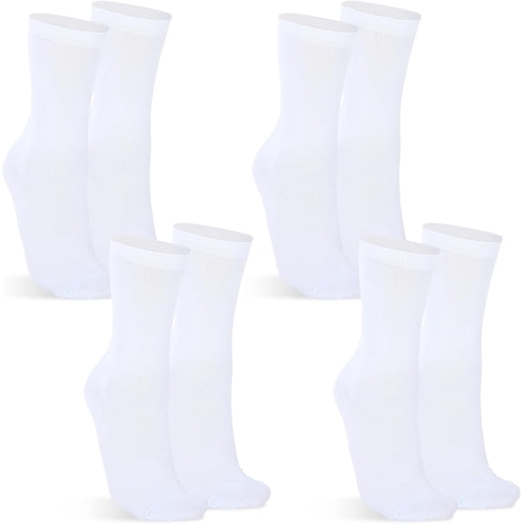 4 Pairs Liner Socks Lightweight Hiking Liners Calf Sweat Absorption Warm Socks for Women Men Adult