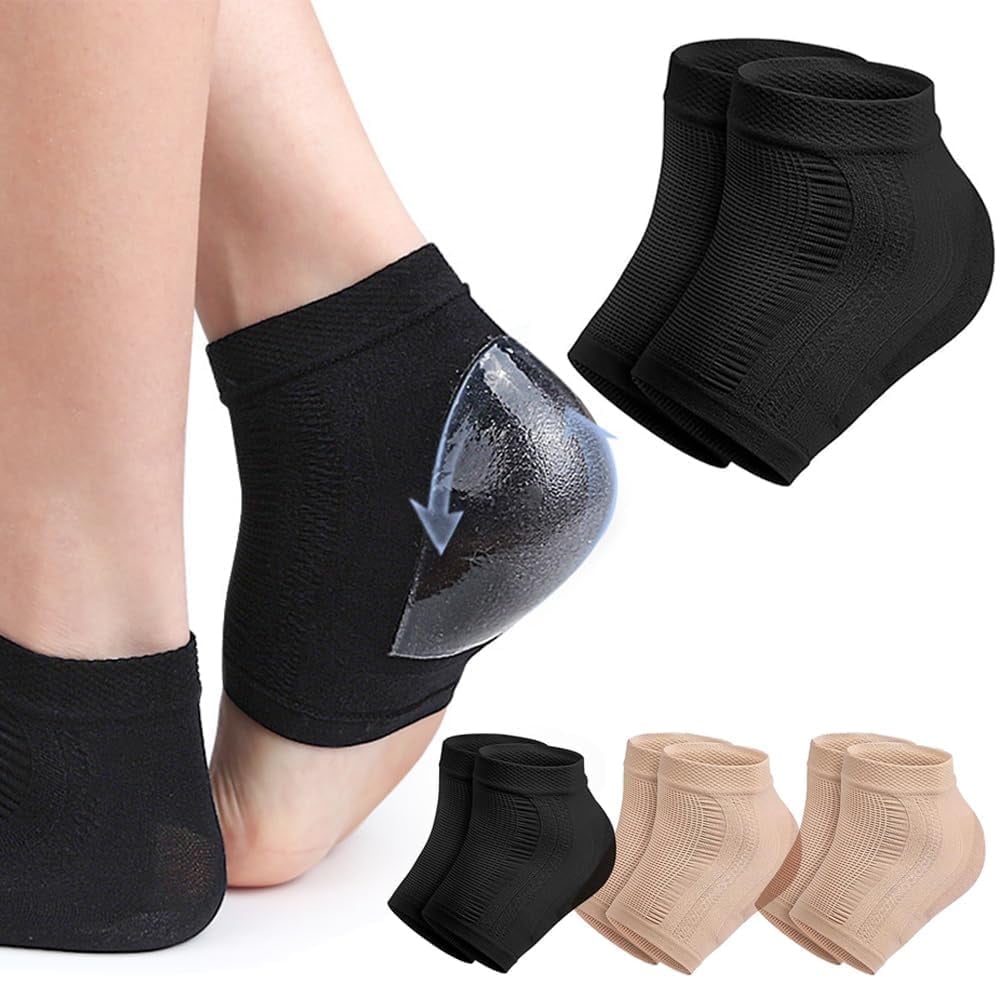 Moisturizing Heel Socks for Dry Cracked Heels,Cracked Heel Treatment Repair Socks, Spa Moisturizing Heel Socks for Repairing