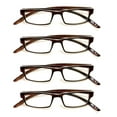 thumbnail image 1 of 4 Pairs Newbee Fashion -"Sanchez" Basic Simple Geeky Comfortable Wrap Around Reading Glasses, +3.50, 1 of 3