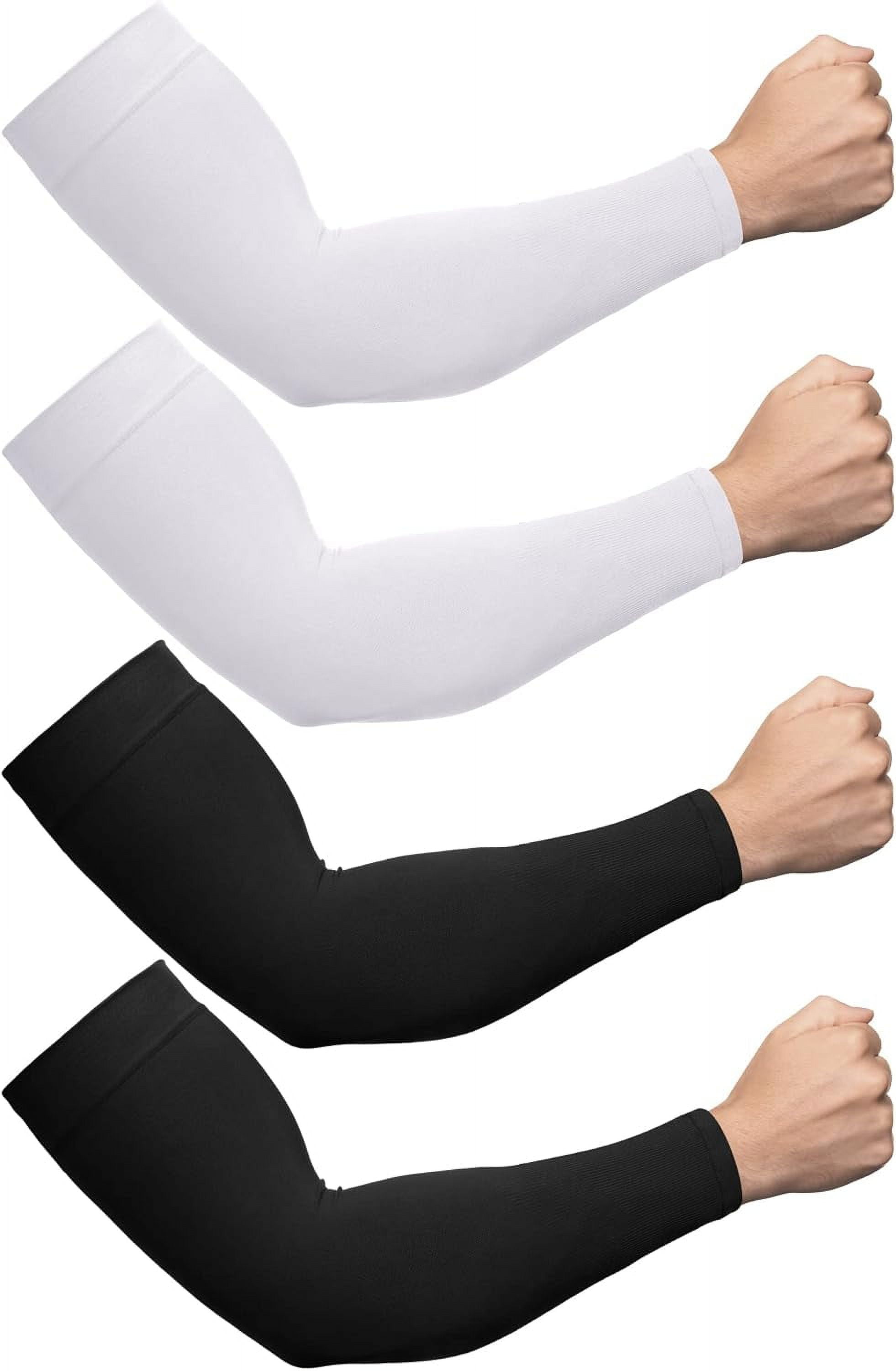 3 Pairs Kids UV Protection Arm Sleeves - Cooling Compression Sleeves For Outdoor Sports