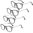 thumbnail image 1 of 4 Pairs Reading Glasses Square Metal Glasses Frame Womens Readers +1.00 ~ 3.50, 1 of 2