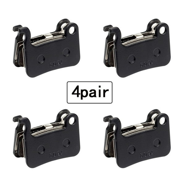 4 Pairs Resin Disc MTB Bicycle Bike Brake Pads, for Shimano M596 M595 LX XT Brake Pads