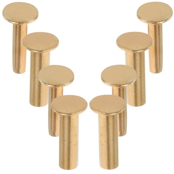 4 Pairs Rivet for Craft Knife Handle Bolt Rivets Screw Golden