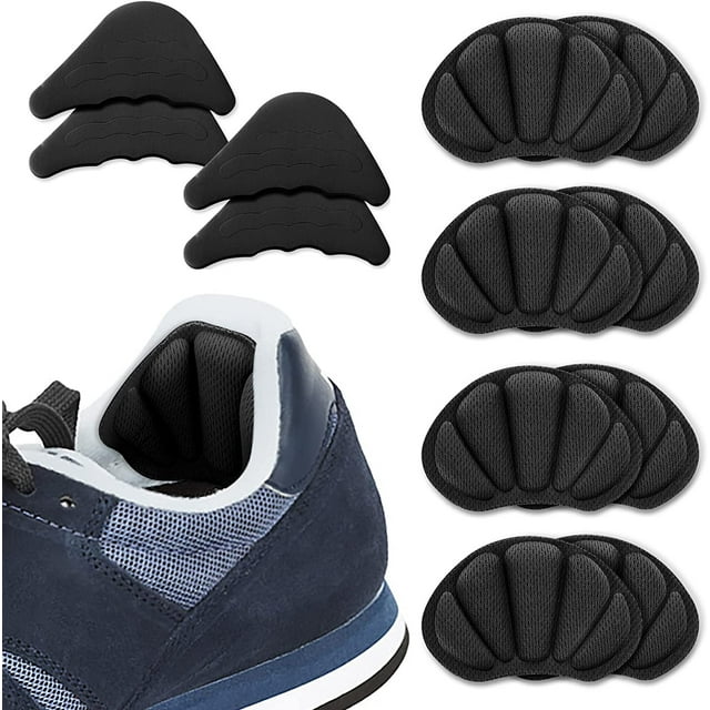 4 Pairs Shoe Fillers for Big Shoes Includes 2 Pairs Adjustable Toe Filler Inserts and 2 Pairs
