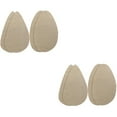 thumbnail image 1 of 4 Pairs Shoe Inserts Sole Anti-skid Stickers Non Heel Pads Adhesive Shoe Sole Protectors Shoes Sole Protectors Non-slip Resin Gel Beef Tendon, 1 of 6