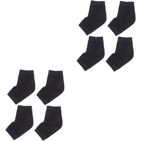 4 Pairs Silicone Gel moisturizing Socks Breathable Socks feet Cracked Socks Rough Calluses Socks Cracked Heel Socks Anti-Crack Socks Moisturizing Gel Socks Ankle Socks Protector