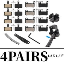 4 Pairs Sintered Metal MTB Bike Brake Pads, Ebike Scooter Brake Pads, Compatible for Brake Pads MT200 M355 M446 M315 M365