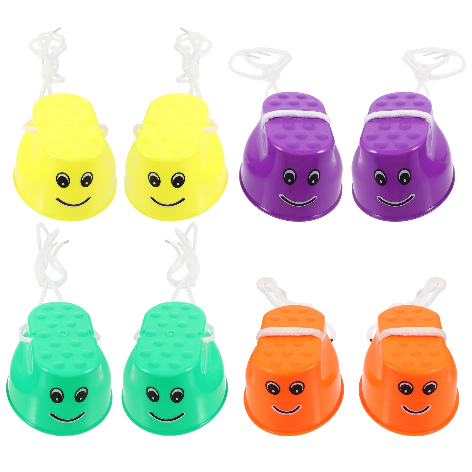 4 Pairs Stilts Children's Bucket Toys Creative Playthings Baby Outdoor