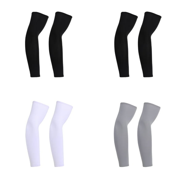 4 Pairs Sun Protection Arm Sleeves for Men & Women - Tattoo Cover Up Sports Compression Cooling Arm Sleeve