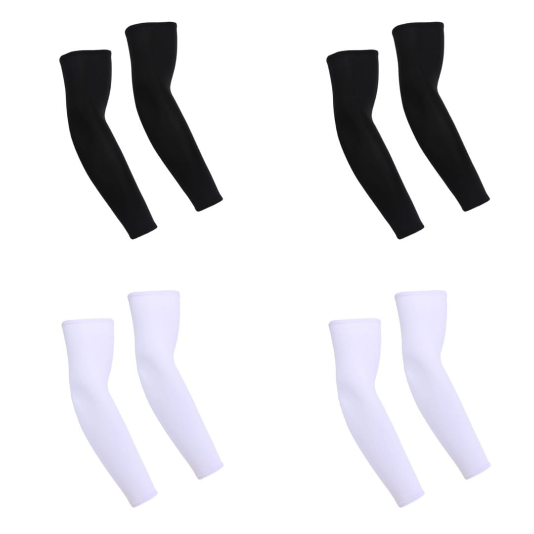 Geyoga 6 Pairs Cooling Arm Sleeves Faith Cross Cover Sleeve,Jesus Bible Verses Arm Sleeves For Football Basketball Sport(Black