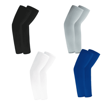 4 Pairs Sun Protection Arm Sleeves for Men & Women - Tattoo Cover Up Sports Compression Cooling Arm Sleeve