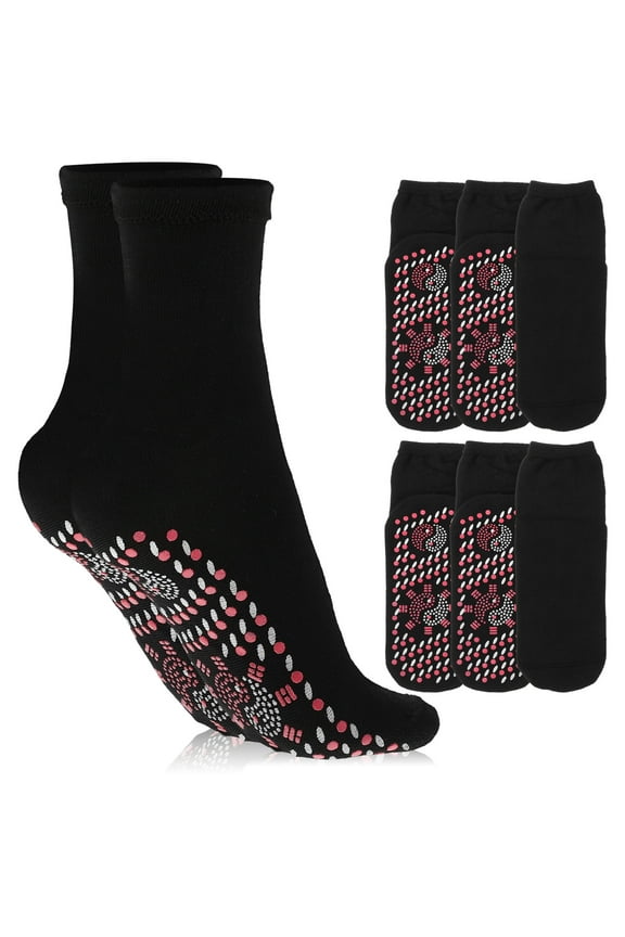 4 Pairs Thermal Winter Socks for Women Self Heating Foot Warmers Man Miss