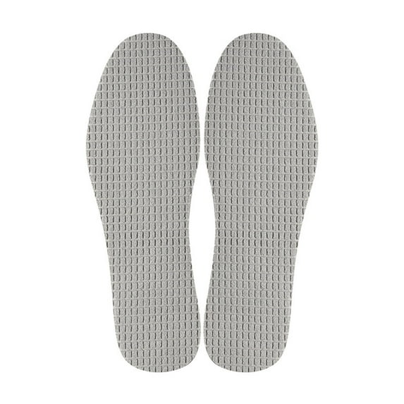 4 Pairs Thin Breathable Barefoot Shoe Insoles for Athletic Sports Shoes Prevent Foot Odor Soft Terry Lining Shoe Inserts