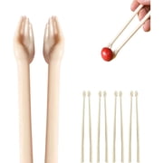 4 Pairs Unique Hand Chopsticks   Funny Cute Chopsticks with Hands at the End, Non-Slip Grip, Reusable, Excellent Gift for Women, Kids, and Adults,Kitchen Accessory