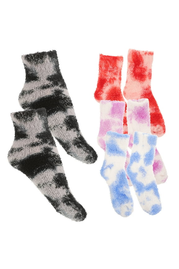 4 Pairs Warm Socks Fuzzy Bulk Women Thermal Bathroom Decorations Hairy Thicken Decorative Lovers Women's
