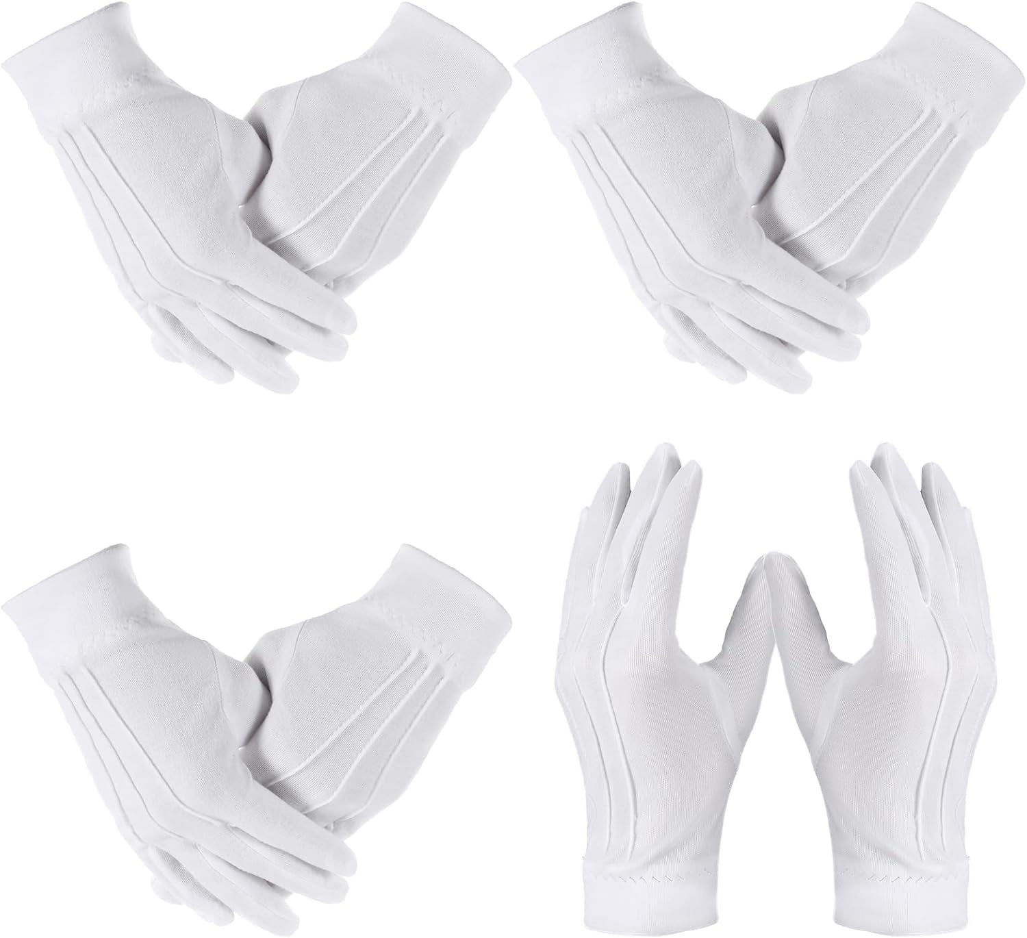 white cotton military dress gloves Amazon.com: OWMOSYX White Cotton Parade Gloves with Snap Cuff, Non-Slip Honor Guard Gloves for Men Women : Clothing, Shoes & Jewelry