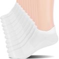 thumbnail image 1 of 4 Pairs Women Ankle Socks Thin Soft Athletic Low Cut Socks With Tab, 1 of 6