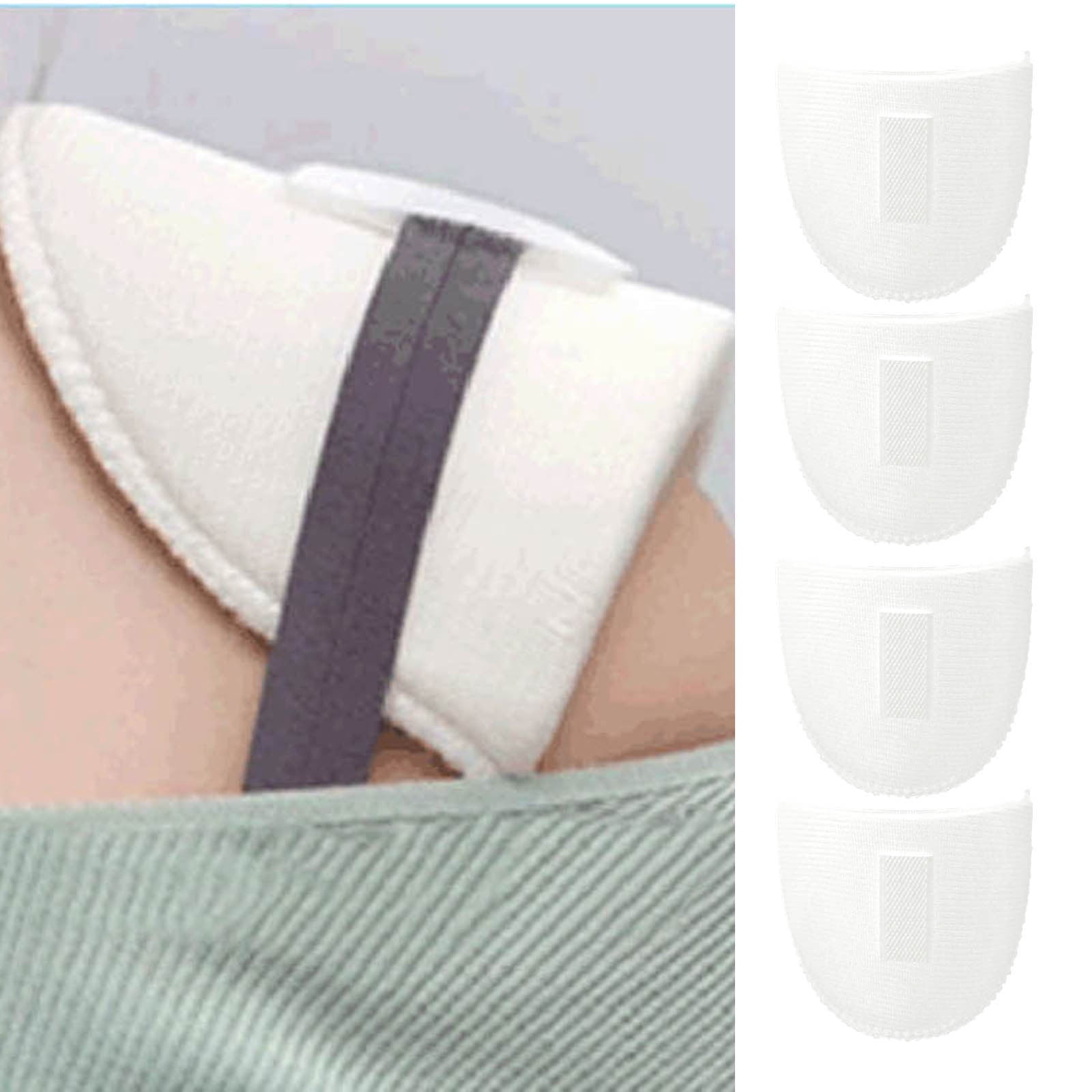 4 Pairs Women Reusable Bra Strap Cushions Pliable Holder Supple Non