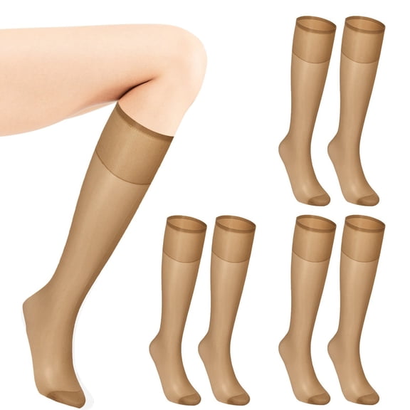4 Pairs Of Women'S Silk Thigh High Socks Nylon Socks For Women Party Tights Accessories Girl Garter Woman Merchandise Tights for Women Fishnet Sock Knee People Clothes Fishnet Lamp Winter Tights for