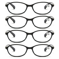 4 Pairs Womens Ladies Blue Light Blocking Reading Glasses Computer Gaming Readers  0.75