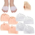 thumbnail image 1 of isasaka Silicone Toe Spacers Bunion Corrector for Pain Relief, 4 Count, 1 of 7