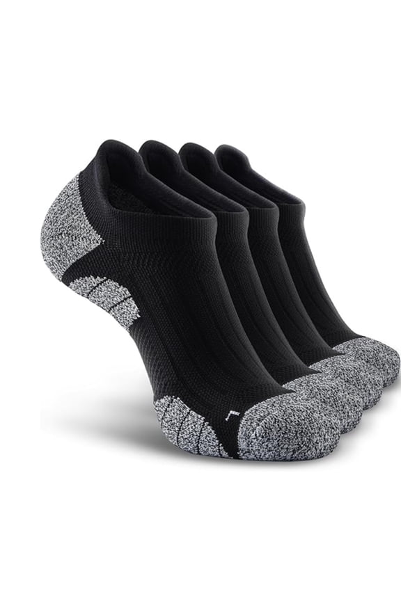 4 Pairs of Low Cut Socks, Comfortable and Breathable Men's Socks, Suitable for Daily and Outdoor Wear, Suitable for All Seasons
