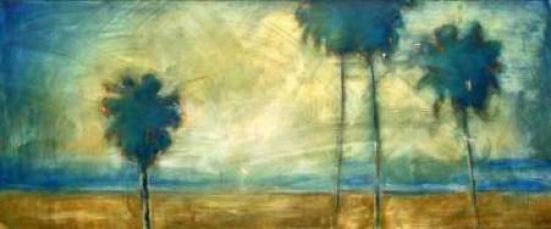 4 Palms Canvas Art - Kate Hoffman (10 x 20)