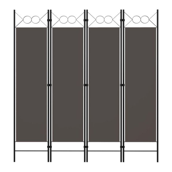 4-Panel Anthracite 63"x70.9"