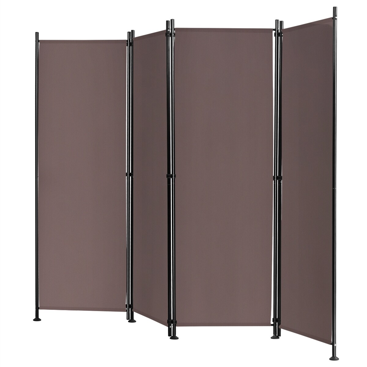4Panel Foldable & Adjustable Room Divider Privacy Screen