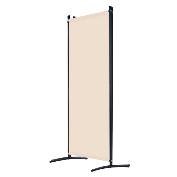 4 Panel Folding Room Divider Privacy Screen Portable Partition for Office Bedroom Study Beige