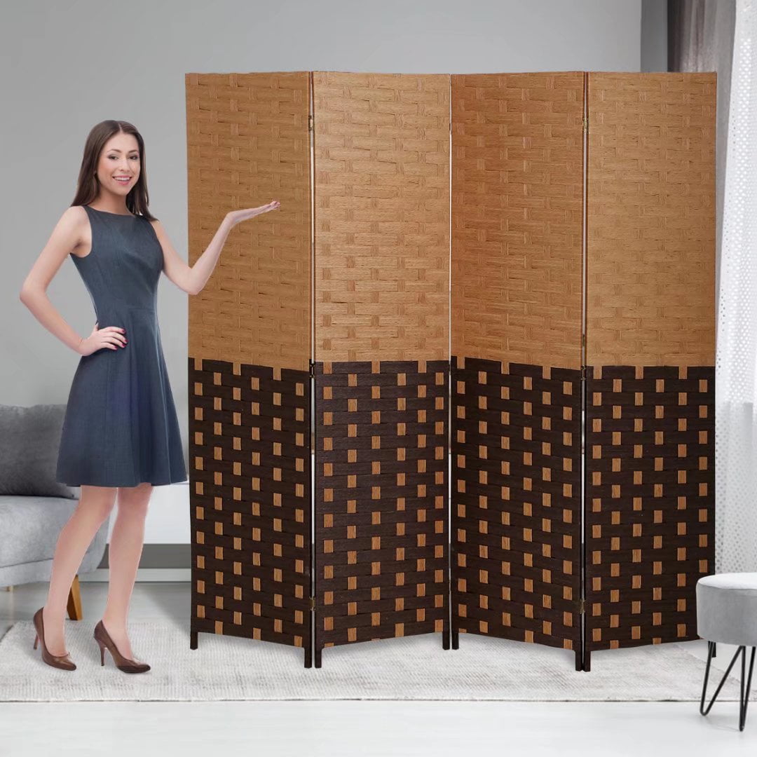 4Panel Room Dividers and Folding Privacy Screens Partition Walls for