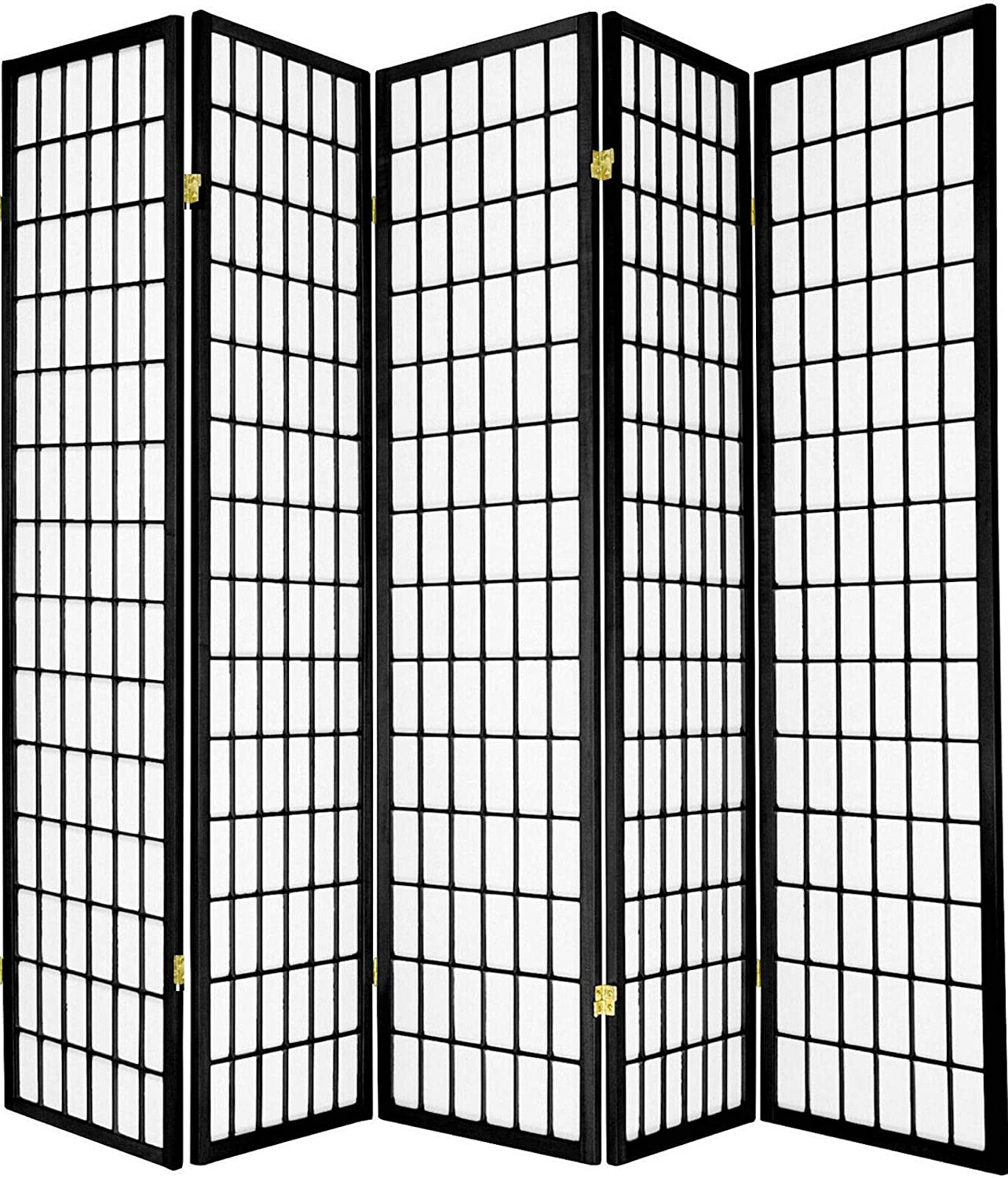 4 Panels Room Divider Privacy Screen Shoji Style 6ft high White Color