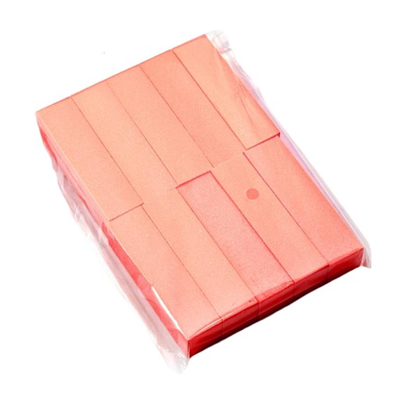 4 Partial Unguis Pad Block Tall Flexible White Multiple Functional Manicuring Tool For Smooth Polishing