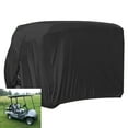thumbnail image 1 of 4 Passenger Golf Cart Covers Waterproof, Oxford Outdoor Golf Cart Dustproof Covers, Covers for Most Golf Carts, Silver, 1 of 7