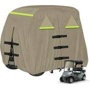 Che Yi Bao Waterproof Golf Cart Cover 420D Heavy Duty Marine Grade Fabric Oxford Fit for 4 Passengers 2 Passengers Club Car