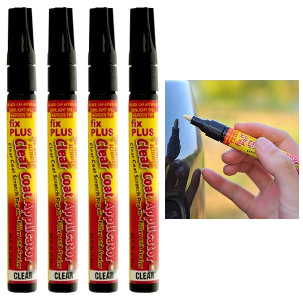 4 Pc Auto Scratch Repair Marker Touch Up Pen Car Paint Wax Filler