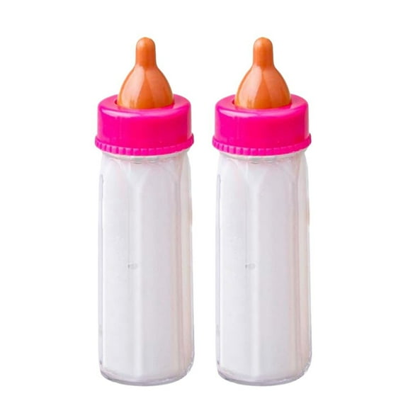 2 Pc Baby Dolls Feeding Bottle Magic- Set Disappearing Toy-- Milk PlaUK
