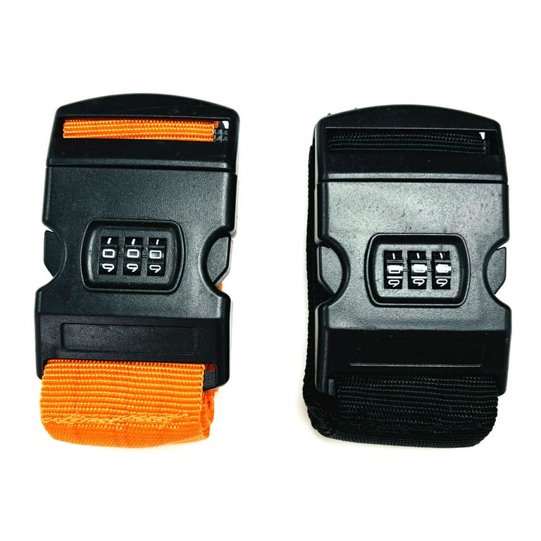 Pc Combination Lock Luggage Strap Packing Belt Suitcase Baggage
