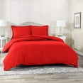 thumbnail image 1 of 4 Pc Cotton Sheet Set - Egyptian Cotton Sheet Set - Cotton Flat Sheet - Cotton Fitted Sheet - Cotton Pillowcase - Ultra Soft Luxurious Bedding Set -(Blood Red/Cal Queen), 1 of 6