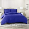 thumbnail image 1 of 4 Pc Cotton Sheet Set - Egyptian Cotton Sheet Set - Cotton Flat Sheet - Cotton Fitted Sheet - Cotton Pillowcase - Ultra Soft Luxurious Bedding Set -(Royal Blue/Cal King), 1 of 6