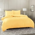 thumbnail image 1 of 4 Pc Cotton Sheet Set - Egyptian Cotton Sheet Set - Cotton Flat Sheet - Cotton Fitted Sheet - Cotton Pillowcase - Ultra Soft Luxurious Bedding Set -(Custard Yellow/Twin ), 1 of 6