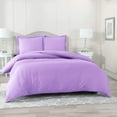 thumbnail image 1 of 4 Pc Cotton Sheet Set - Egyptian Cotton Sheet Set - Cotton Flat Sheet - Cotton Fitted Sheet - Cotton Pillowcase -(Lavender/King), 1 of 6